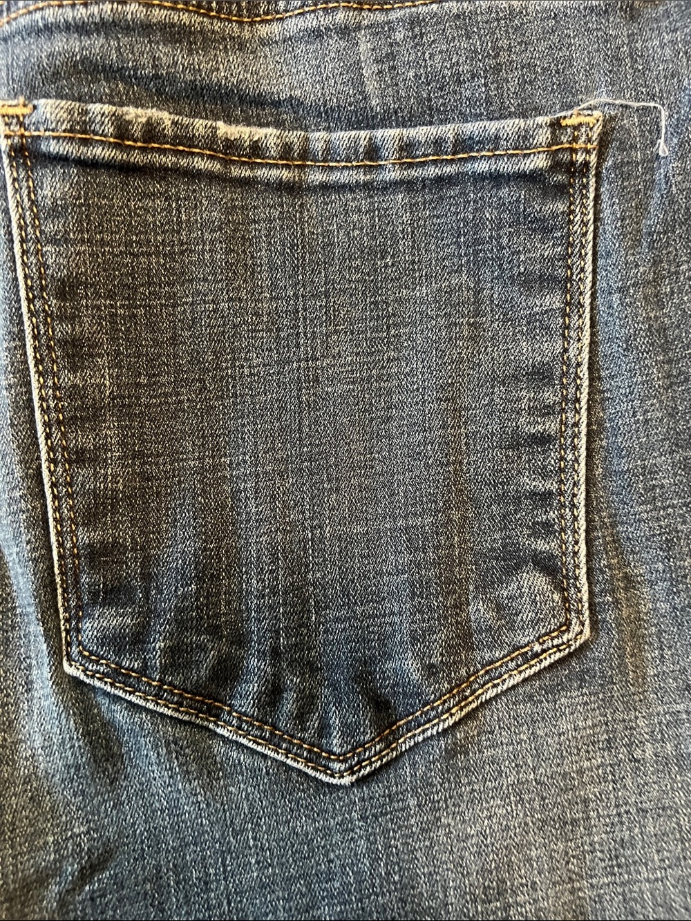 Lucky Brand Indigo Denim Jeans with Tan Leather Patch - Picture 3 of 14